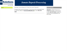 Tablet Screenshot of icsdeposits.com